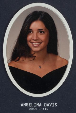 Theta Chapter Composite Detail, Angelina Davis, 1997-1998