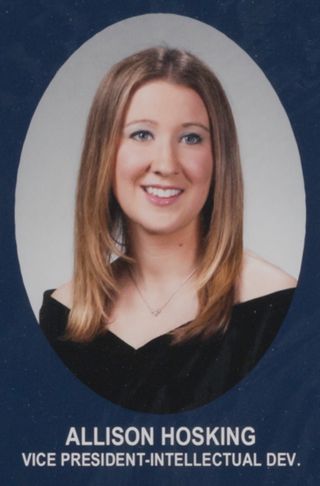 Theta Chapter Composite Detail, Allison Hosking, 2004-2005