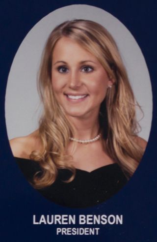 Theta Chapter Composite Detail, Lauren Benson, 2005-2006