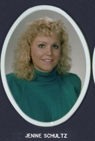 Theta Chapter Composite Detail, Jenine Schultz, 1989-1990