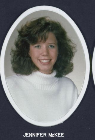 Theta Chapter Composite Detail, Jennifer McKee, 1989-1990