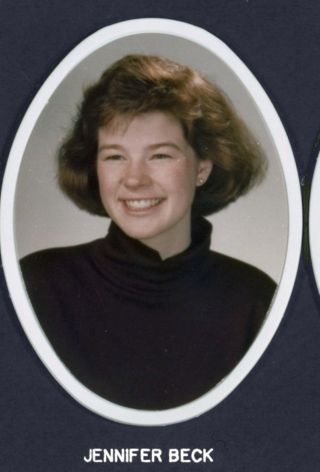 Theta Chapter Composite Detail, Jennifer Beck, 1989-1990