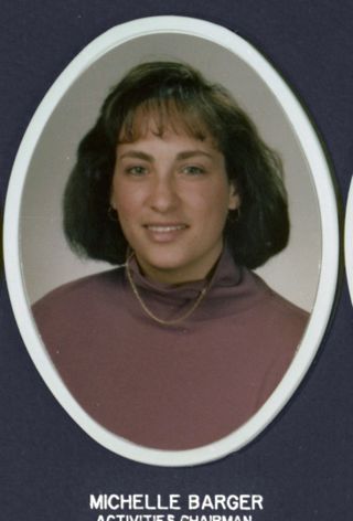 Theta Chapter Composite Detail, Michelle Barger, 1989-1990