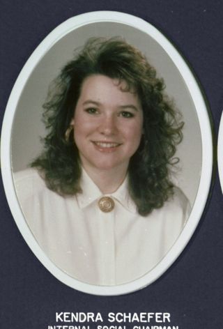 Theta Chapter Composite Detail, Kendra Schaefer, 1989-1990