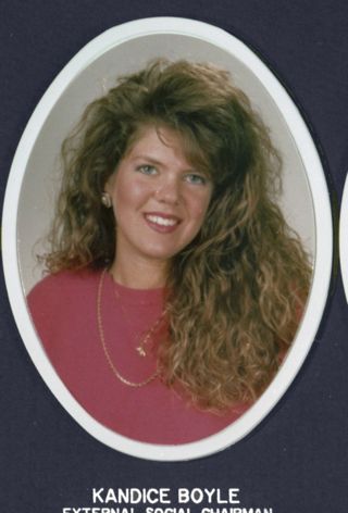 Theta Chapter Composite Detail, Kandice Boyle, 1989-1990