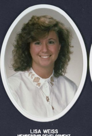 Theta Chapter Composite Detail, Lisa Weiss, 1989-1990