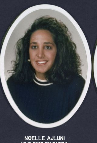 Theta Chapter Composite Detail, Noelle Ajluni, 1989-1990