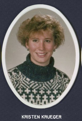 Theta Chapter Composite Detail, Kristen Krueger, 1989-1990