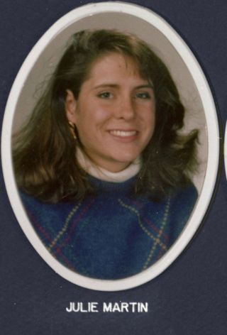 Theta Chapter Composite Detail, Julie Martin, 1989-1990