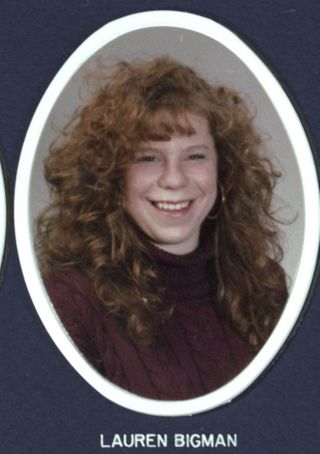 Theta Chapter Composite Detail, Lauren Bigman, 1990-1991