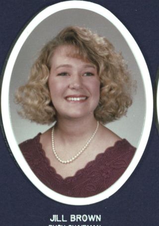 Theta Chapter Composite Detail, Jill Brown, 1990-1991