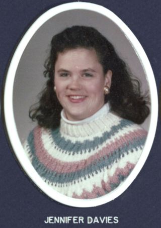 Theta Chapter Composite Detail, Jennifer Davies, 1990-1991