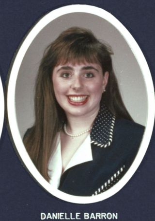 Theta Chapter Composite Detail, Danielle Barron, 1990-1991