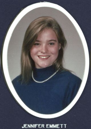 Theta Chapter Composite Detail, Jennifer Emmett, 1990-1991