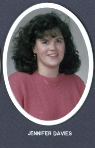 Theta Chapter Composite Detail, Jennifer Davies, 1991-1992