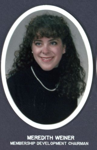 Theta Chapter Composite Detail, Meredith Weiner, 1991-1992