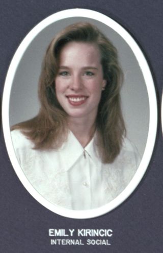 Theta Chapter Composite Detail, Emily Kirincic, 1991-1992