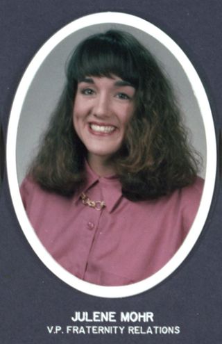 Theta Chapter Composite Detail, Julene Mohr, 1991-1992