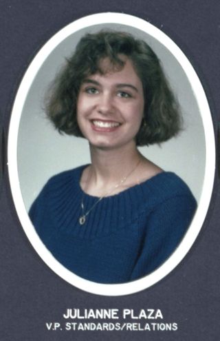 Theta Chapter Composite Detail, Julianne Plaza, 1991-1992