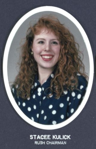 Theta Chapter Composite Detail, Stacee Kulick, 1991-1992