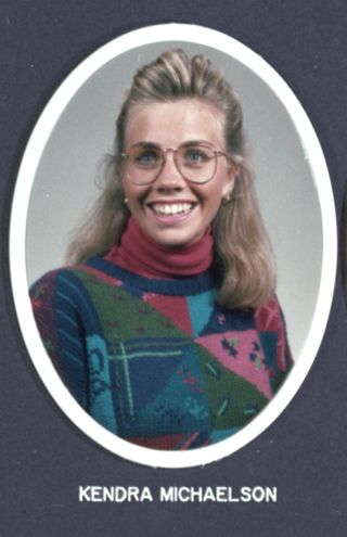 Theta Chapter Composite Detail, Kendra Michaelson, 1991-1992