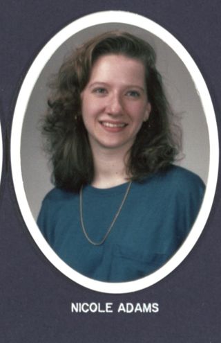 Theta Chapter Composite Detail, Nicole Adams, 1991-1992