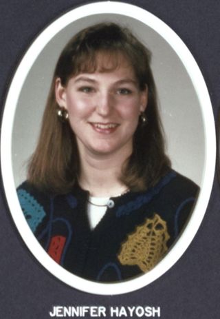 Theta Chapter Composite Detail, Jennifer Hayosh, 1992-1993