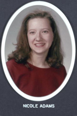 Theta Chapter Composite Detail, Nicole Adams, 1993-1994