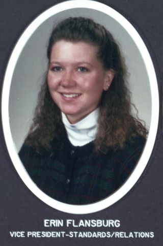 Theta Chapter Composite Detail, Erin Flansburg, 1993-1994