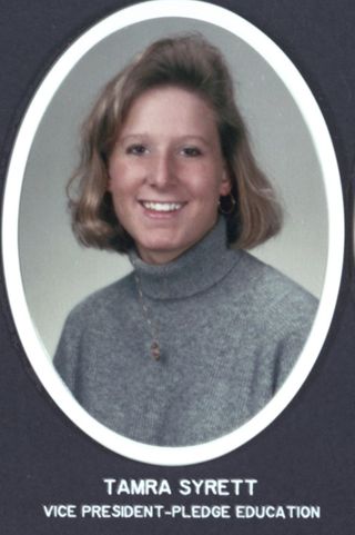 Theta Chapter Composite Detail, Tamra Syrett, 1993-1994