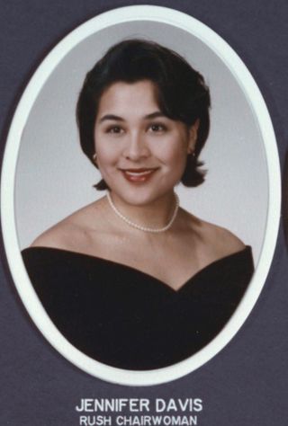 Theta Chapter Composite Detail, Jennifer Davis, 1994-1995