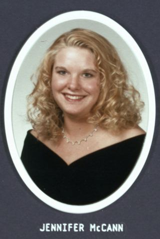 Theta Chapter Composite Detail, Jennifer McCann, 1995-1996