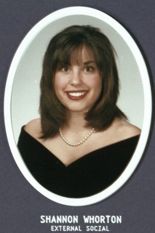 Theta Chapter Composite Detail, Shannon Whorton, 1995-1996