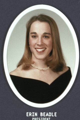 Theta Chapter Composite Detail, Erin Beadle, 1995-1996