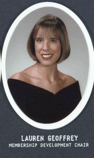 Theta Chapter Composite Detail, Lauren Geoffrey, 1998-1999