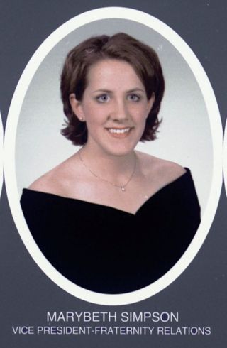 Theta Chapter Composite Detail, Marybeth Simpson, 1999-2000