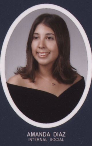 Theta Chapter Composite Detail, Amanda Diaz, 2000-2001