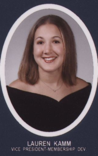 Theta Chapter Composite Detail, Lauren Kamm, 2000-2001