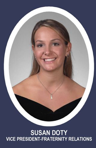 Theta Chapter Composite Detail, Susan Doty, 2003-2004