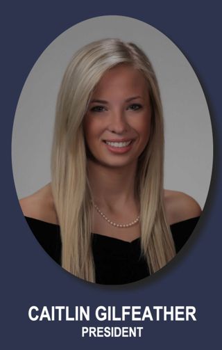 Theta Chapter Composite Detail, Caitlin Gilfeather, 2008-2009