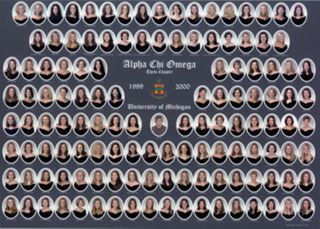 Theta Chapter Composite Photograph, 1999-2000