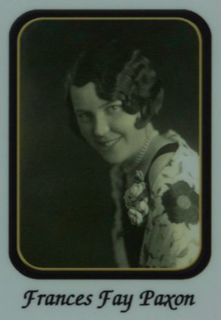 Beta Eta Chapter Composite Detail, Frances Fay Paxon, 1929