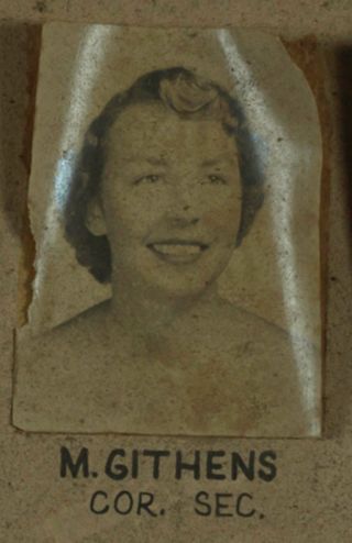 Beta Eta Chapter Composite Detail, M. Githens, 1956-1957