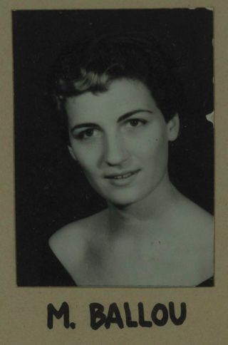 Beta Eta Chapter Composite Detail, M. Ballou, 1958-1959