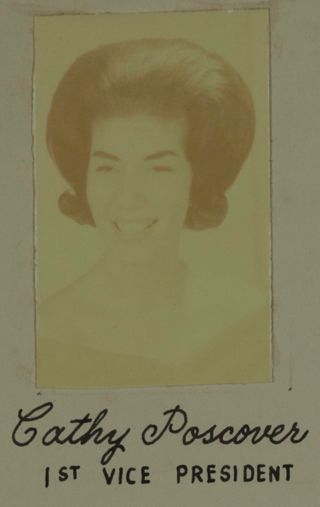 Beta Eta Chapter Composite Detail, Cathy Poscover, 1962-1963