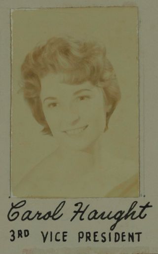 Beta Eta Chapter Composite Detail, Carol Haught, 1962-1963