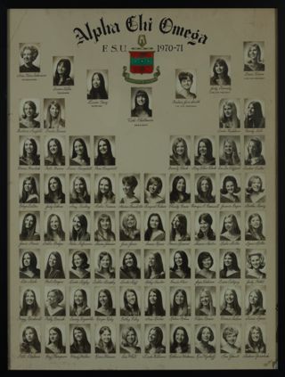 Beta Eta Chapter Composite Photograph, 1970-1971