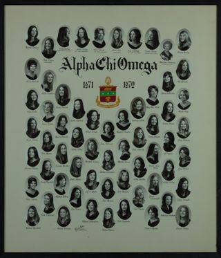 Beta Eta Chapter Composite Photograph, 1971-1972
