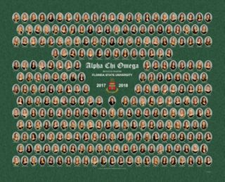 Beta Eta Chapter Composite Photograph, 2017-2018