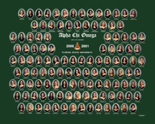 Beta Eta Chapter Composite Photograph, 2000-2001